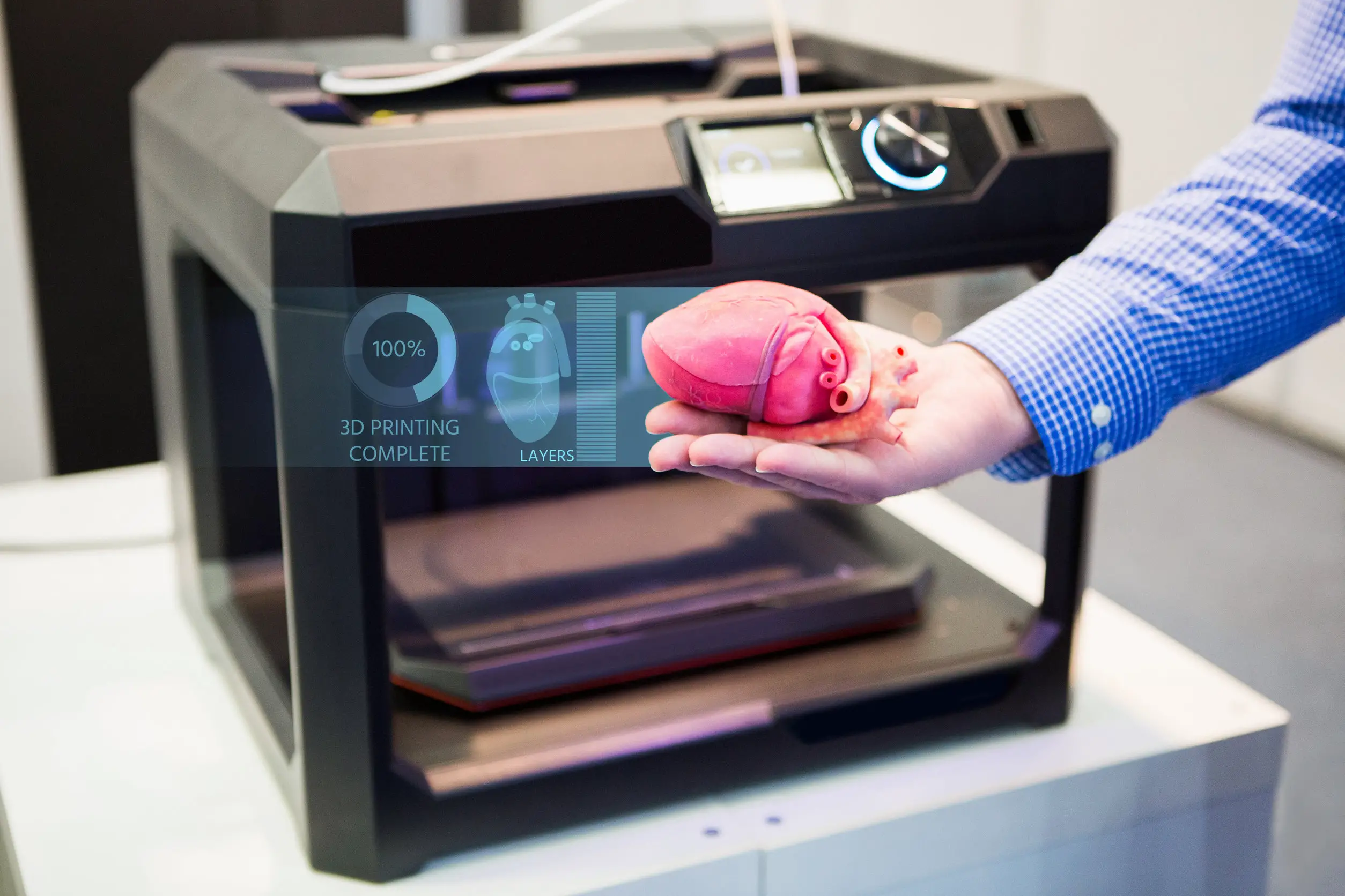 3D принтерлер  адам ағзасын басып шығаруда