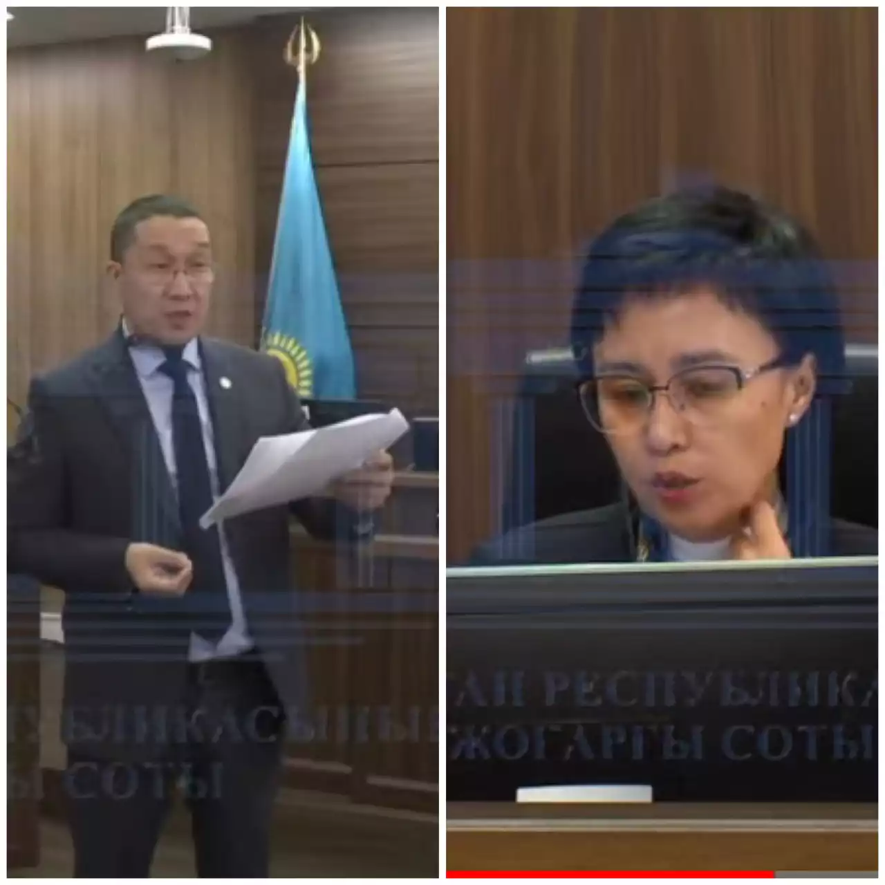 “Мені ғана қорқытасыз”: Бишімбаевтың адвокаты судьядан ескерту алды