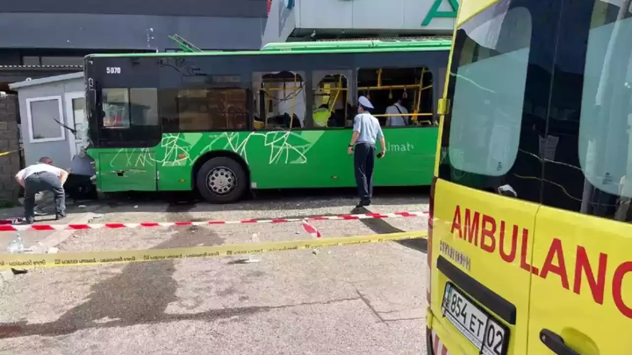 Алматыдағы автобус апатына себепкер күдікті ұсталды