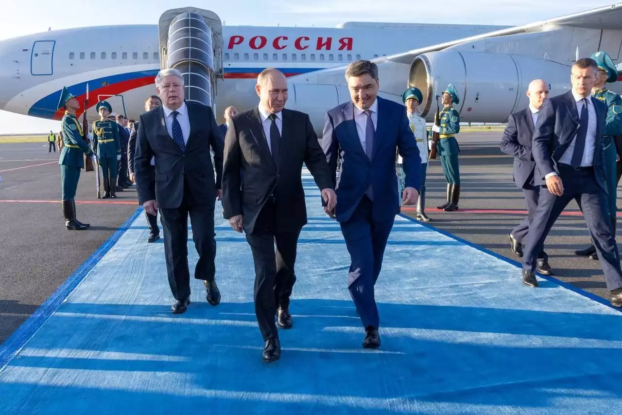 Ресей Президенті Астанаға келді