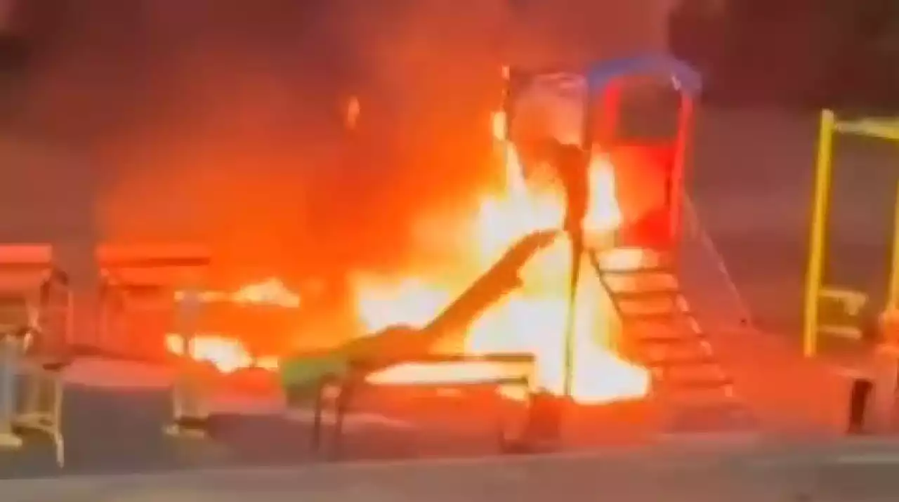 Жезқазғанда балалар алаңы өртенді: полиция кінәлілерді анықтады