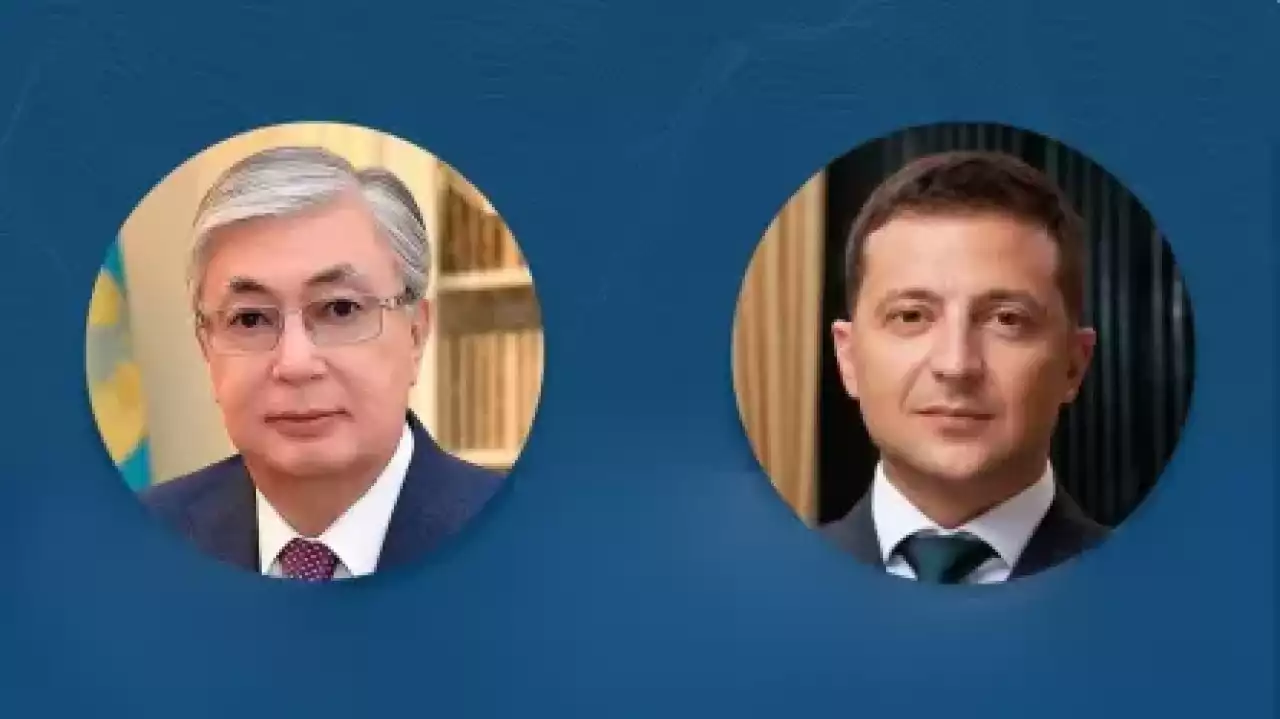 Тоқаев Зеленскийді Украинаның Тәуелсіздік күнімен құттықтады