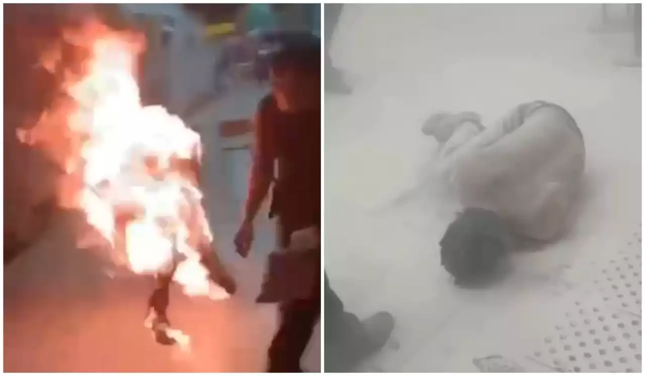 Сүйіктісімен жанжалдасып қалған: Алматы әуежайында ер адамның не себепті өзін өртегені белгілі болды