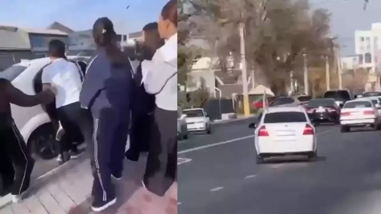 Таразда аялдамада автобус күтіп тұрған қызды бір топ ер адам алып қашты