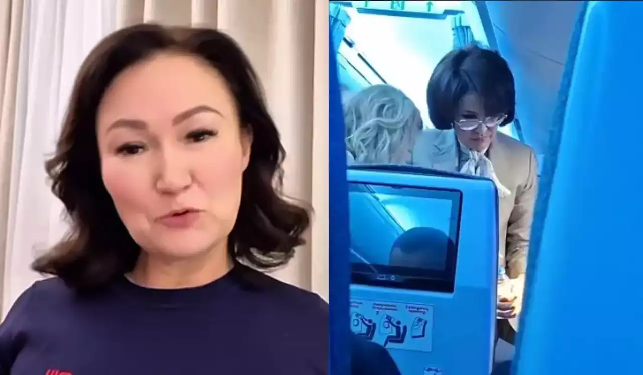 Денсаулық сақтау министрі Ақмарал Әлназарова ұшақта көмектскен жолаушы белгілі журналист болып шықты
