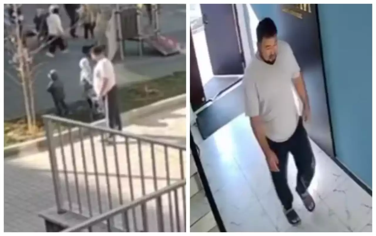 Алматыда ер адам ойын алаңында тепкен 5 жасар баланың анасы оқиға туралы айтты