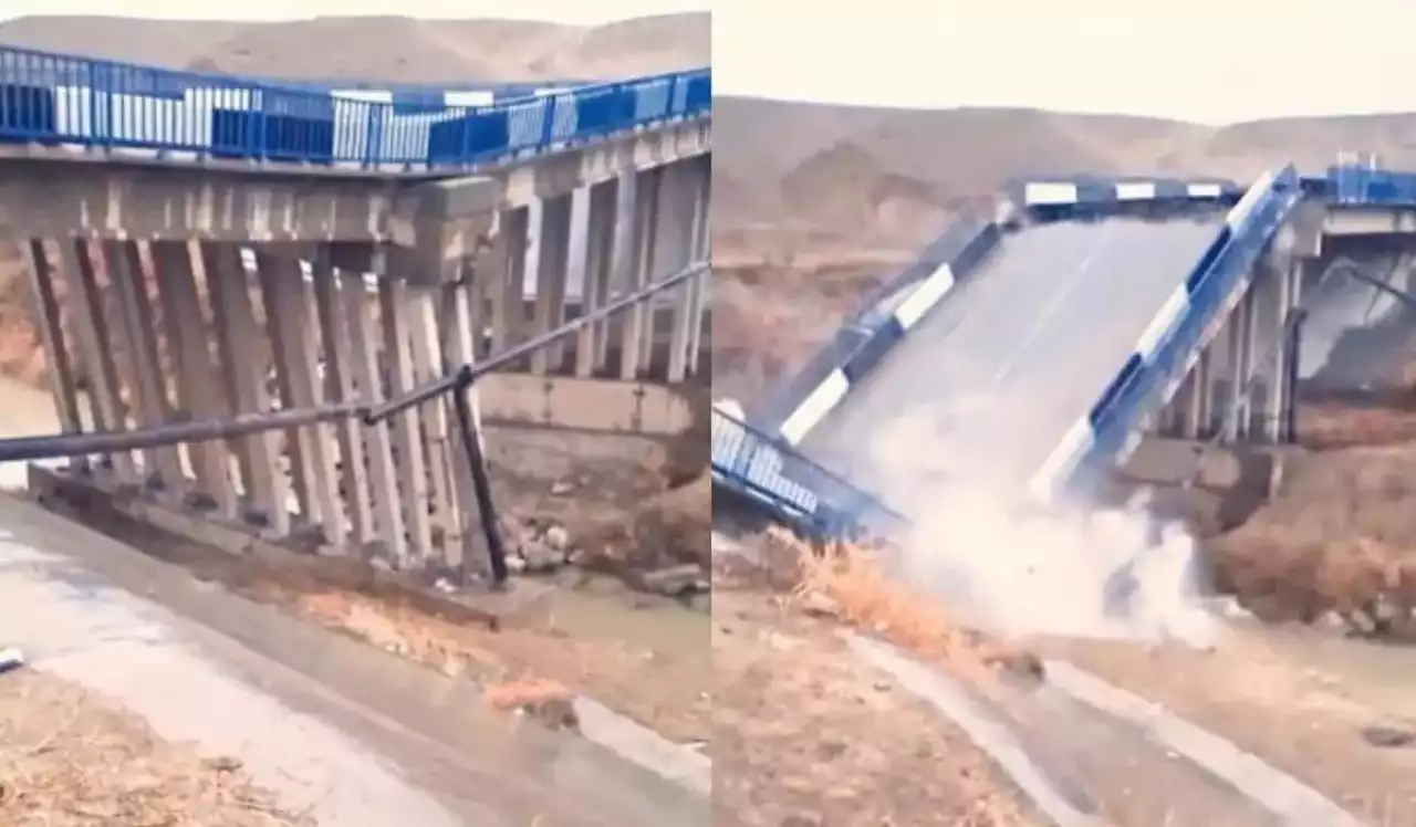 Түркістан облысында көпір құлады (ВИДЕО)
