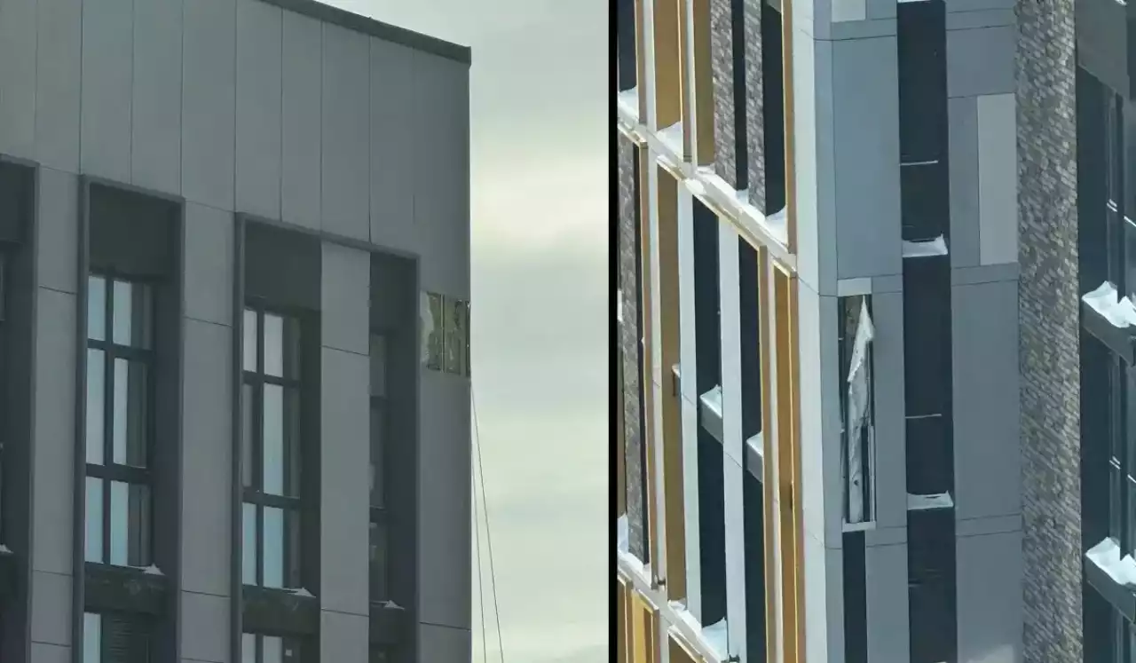 «Пәтерлерді 250 миллионға сатып жатыр»: желіде Астанадағы элиталы үйлердің сырты үгітіліп жатқаны туралы видео тарады (ВИДЕО)