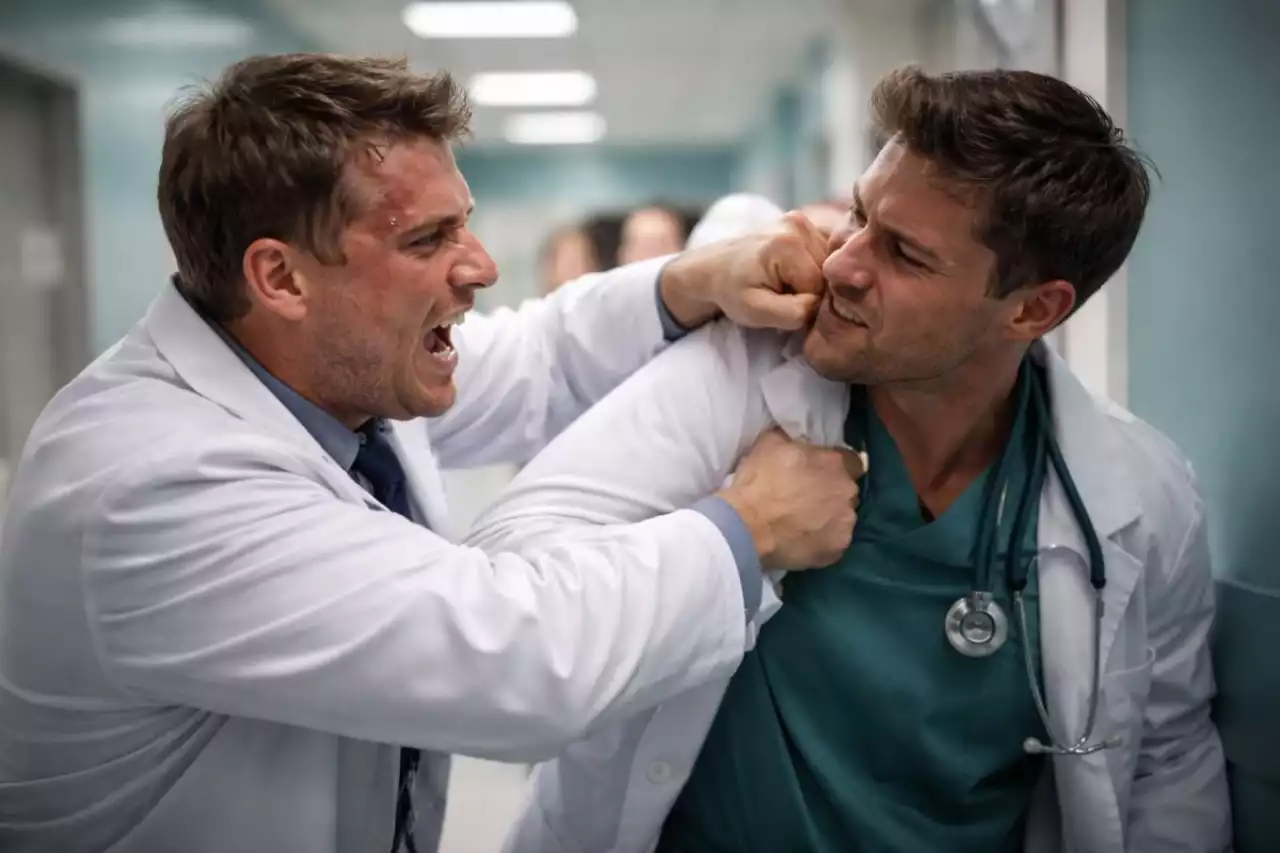 Қостанай облысында хирург терапевт дәрігерді соққыға жықты