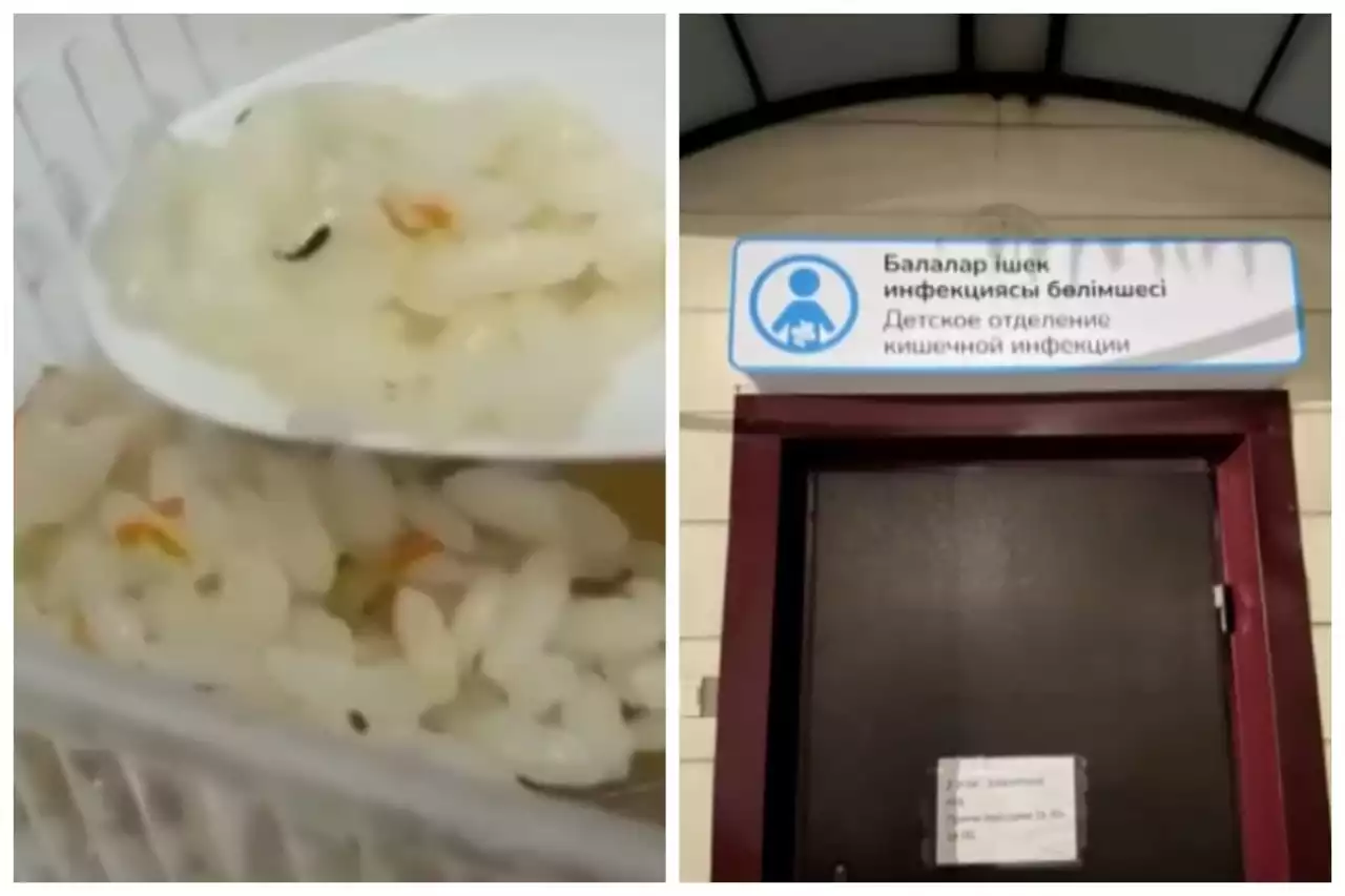 Қарағанды ауруханасында балалардың тағамынан қара қоңыздар шыққан