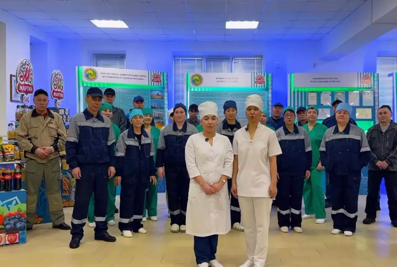 "Желаев" астық өнімдері комбинаты жаңа Конституцияны қолдады (Видео)