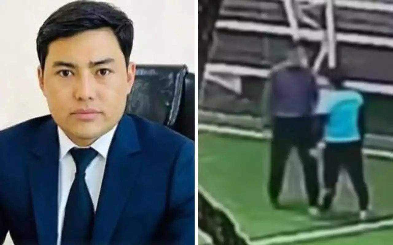 Шымкентте аудан әкімінің қызметкерін ұрған видеосы тарады (ВИДЕО)