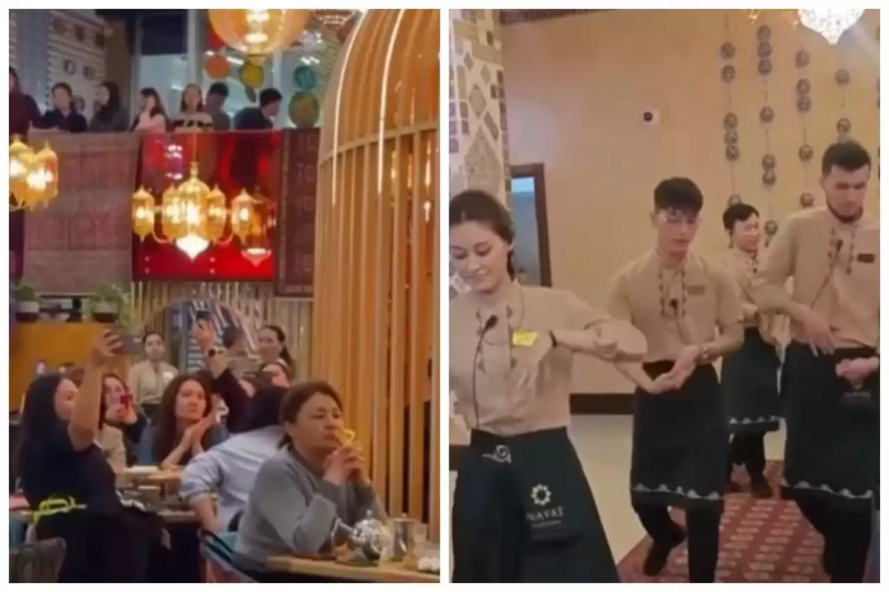 «20 мың теңге айыппұл салынуы»: Алматыдағы кейбір мейрамхана даяшыларының қонақ алдында би билеуі қызу талқыға түсті