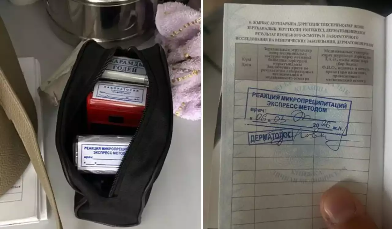 “5000-10000 мың теңге сыйақы алып отырған”: Ақтөбеде жалған медициналық анықтама сатып жүрген медбике ұсталды
