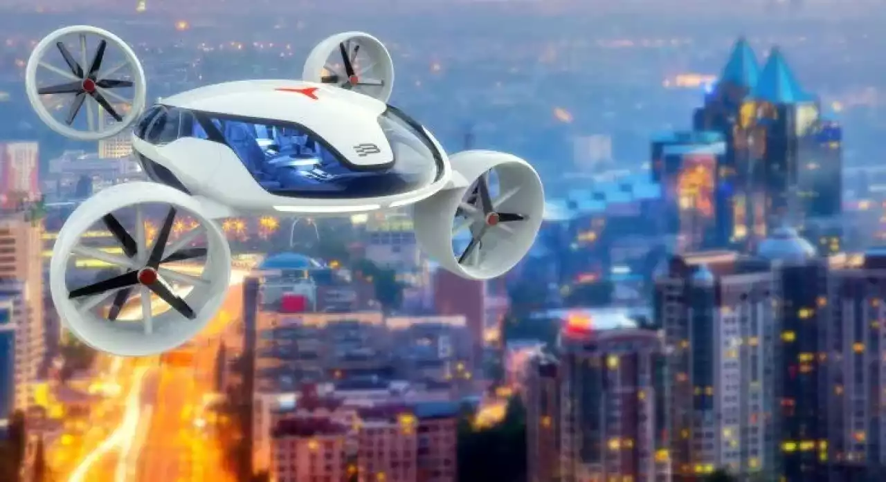 Алатау қаласында жылдамдығы сағатына 350 шақырымды құрайтын ұшатын такси іске қосылмақ