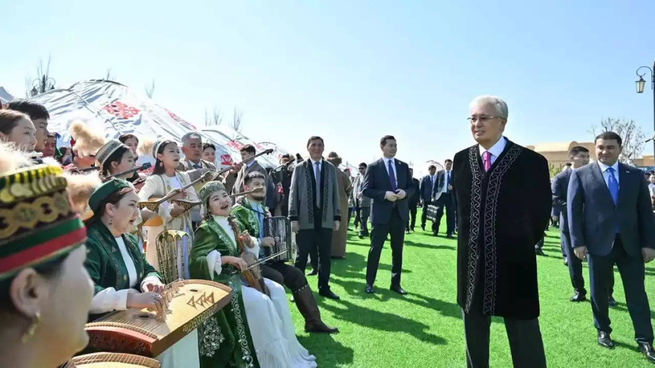 Президент Түркістанда Наурыз мерекесіне қатысты