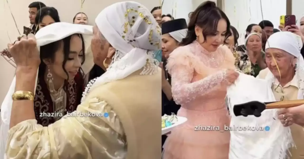Жазира Байырбекова келінін қалай қарсы алғанын көрсетті