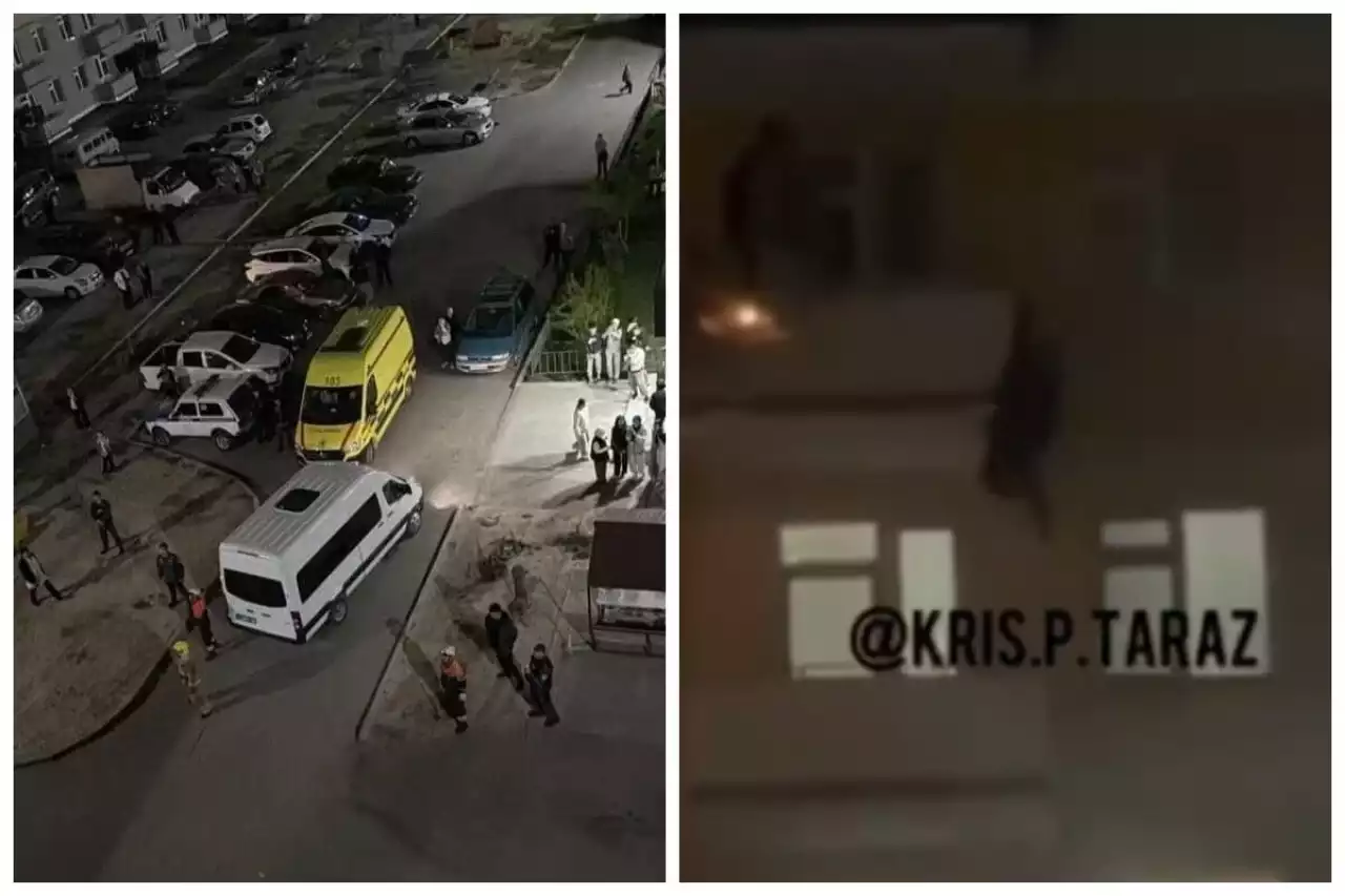 Таразда 51 жастағы ер адам құтқарушылардың көз алдында 5-қабаттан секіріп кетті
