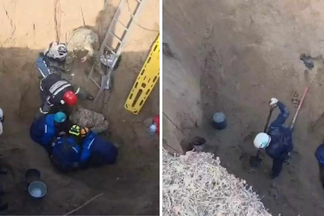 Павлодарда опырылған топырақ бес адамды басып қалды