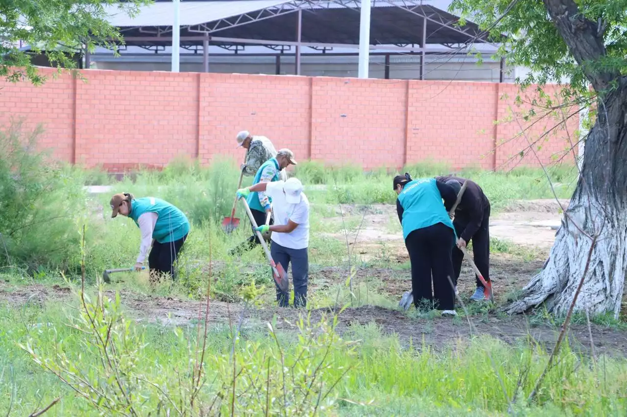 В Сырдарьинском районе в рамках республиканской экологической программы «Таза Қазақстан» проведено экологическое мероприятие