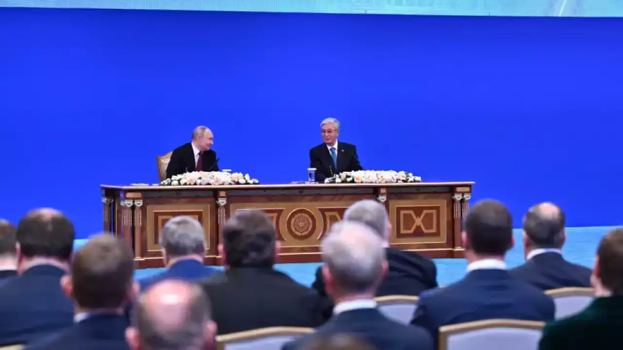 Тоқаев пен Путин достық пен тату көршілік туралы бірлескен мәлімдеме қабылдады