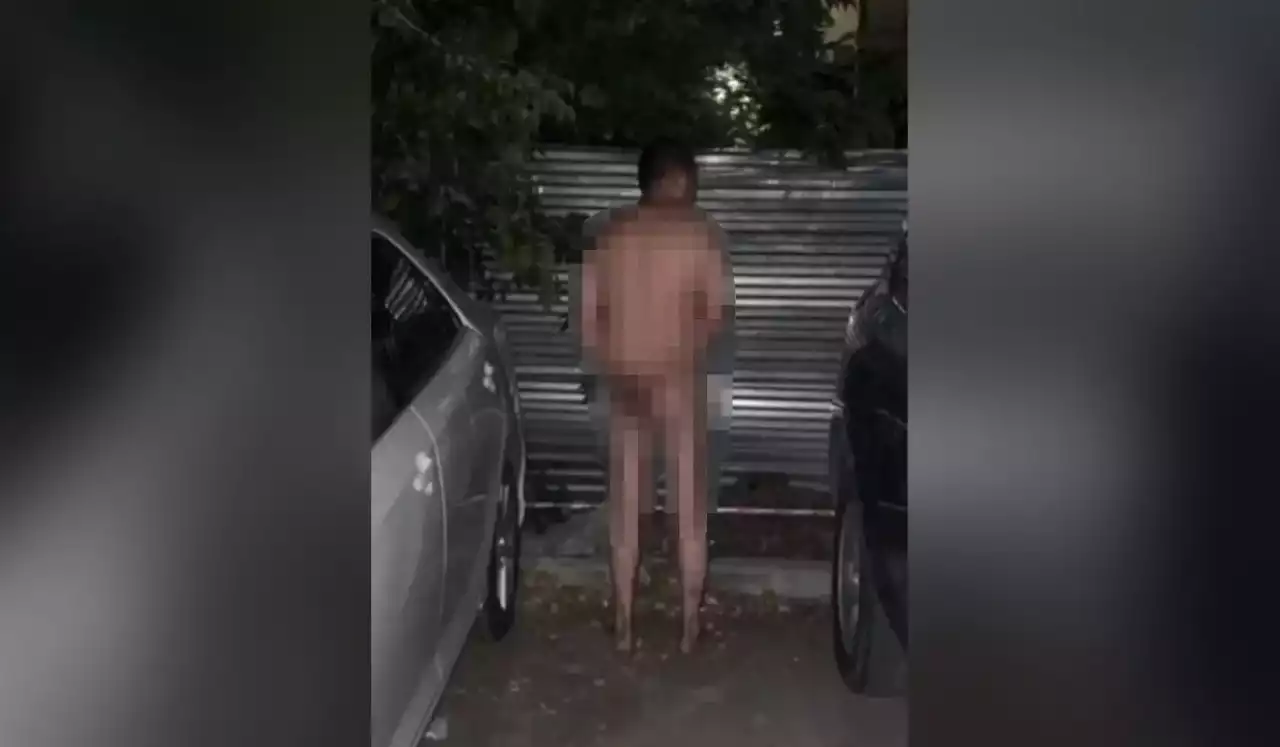 Астанада түнгі уақытта тыр жалаңаш жүрген ер адам 25 күнге қамауға алынды (ВИДЕО)