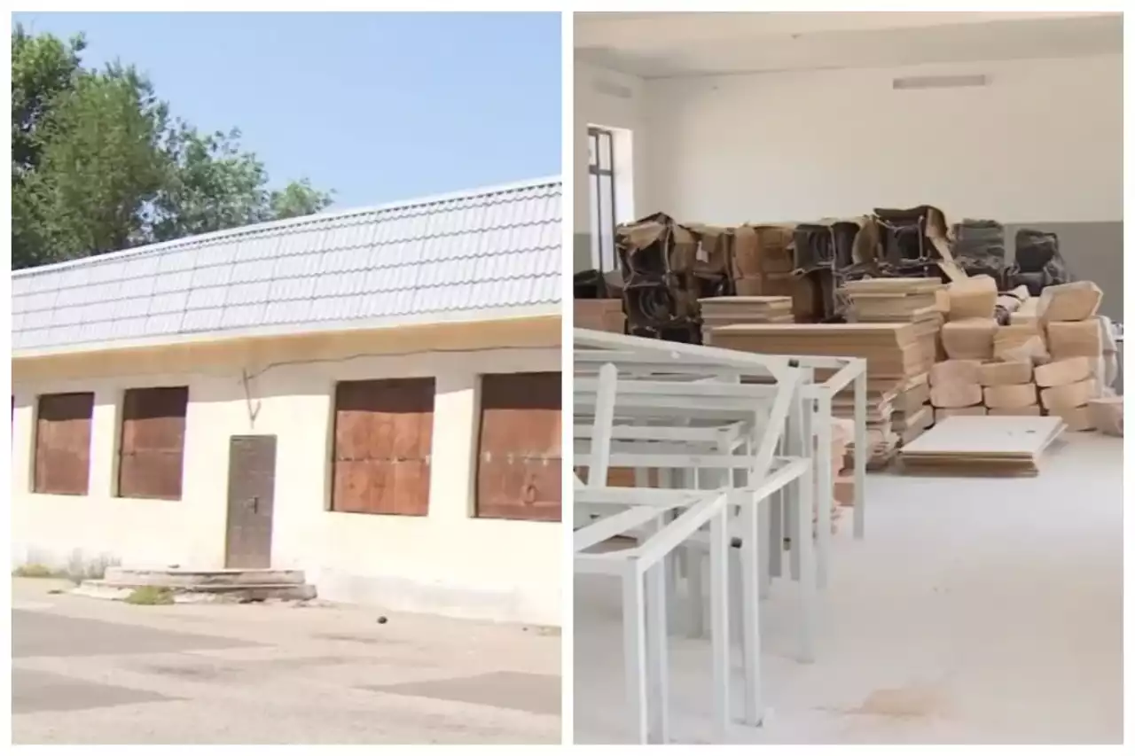 Алматы облысында балалар азық-түлік сататын дүкенде оқып жүр