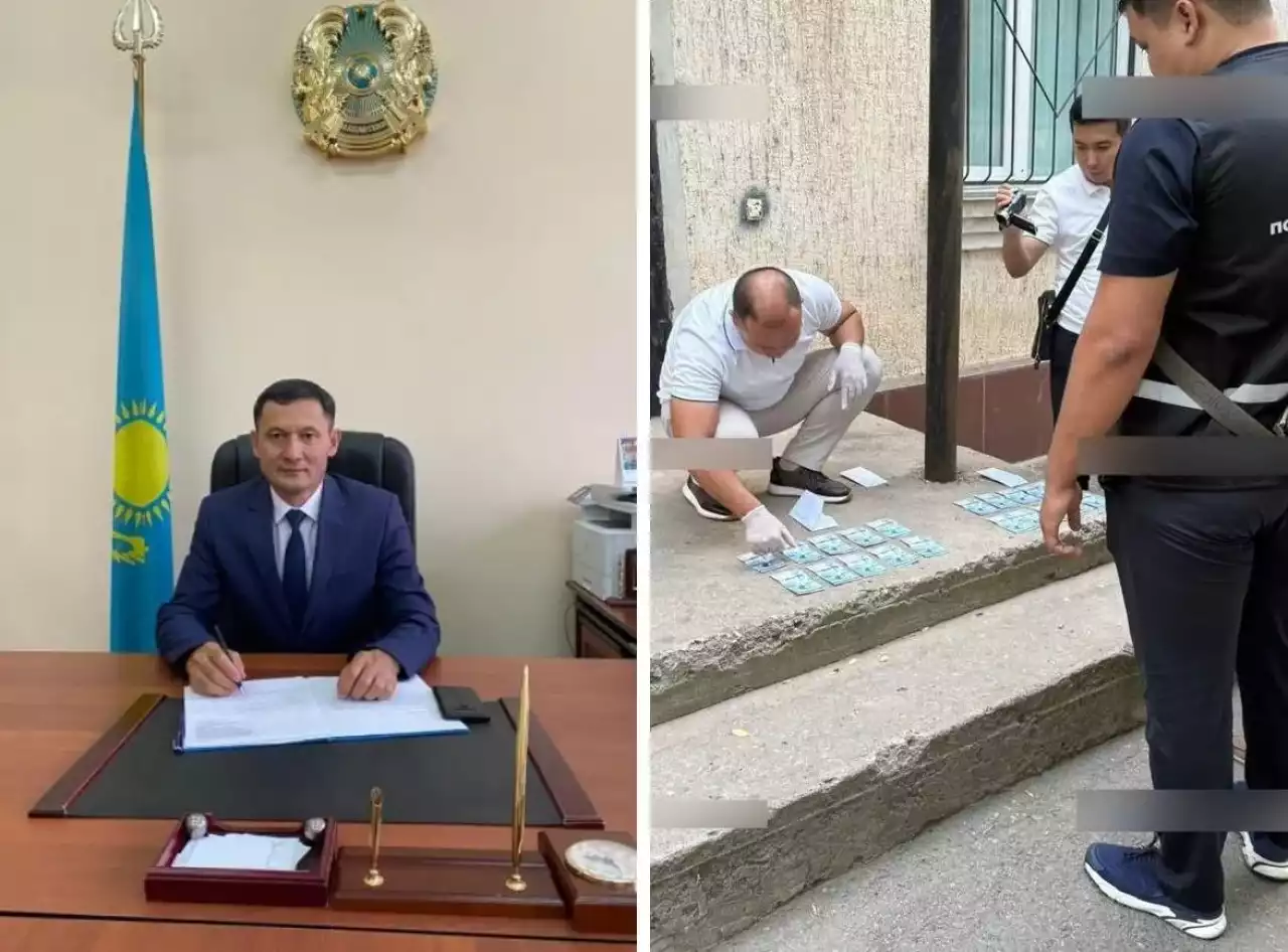 Шымкенттегі Тұран аудандық санитариялық-эпидемиологиялық бақылау басқармасының басшысы ұсталды