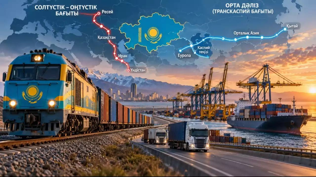 Солтүстік – Оңтүстік бағыты мен Орта дәліз: Қазақстан транзиттік әлеуетін арттырып келеді